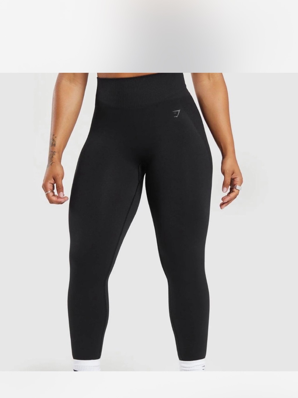 Gymshark Seamless High-Rise Leggings in Black